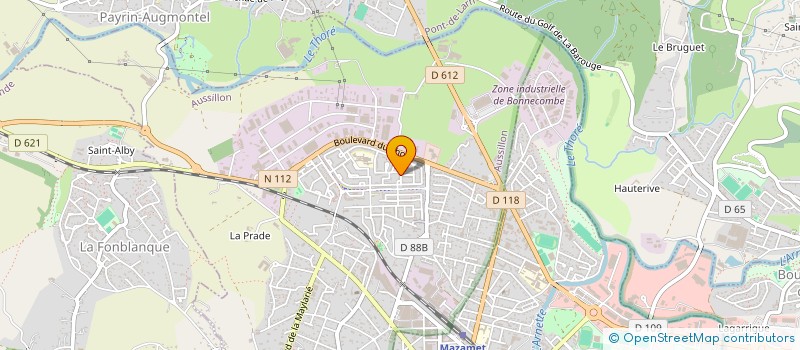 localisation de l'entreprise MONSIEUR RENE FRANCO  AUSSILLON