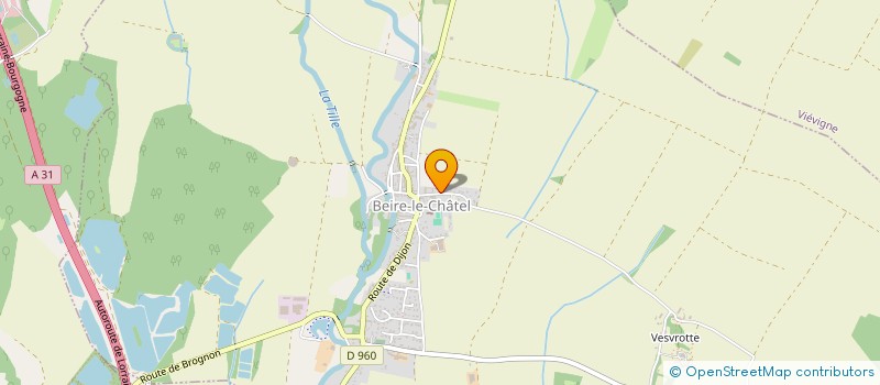 localisation de l'entreprise MONSIEUR RENE FRANCOIS  BEIRE-LE-CHATEL