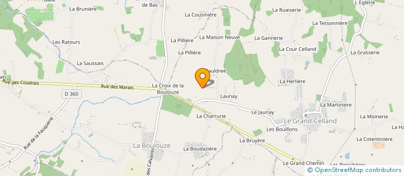 localisation de l'entreprise MONSIEUR RENE FRANCOIS  LE GRAND-CELLAND