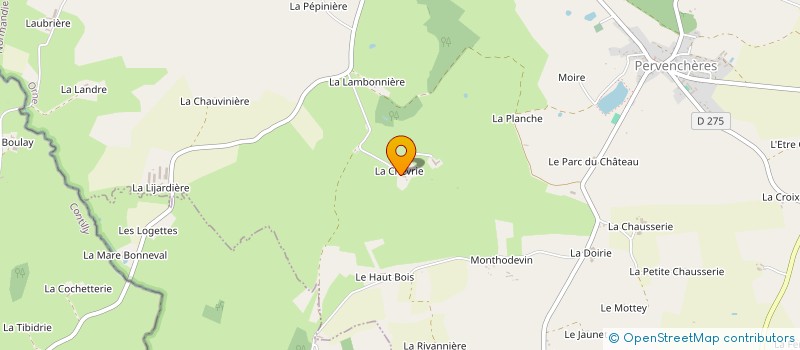localisation de l'entreprise MONSIEUR RENE-FRANCOIS TEISSEDRE à PERVENCHERES