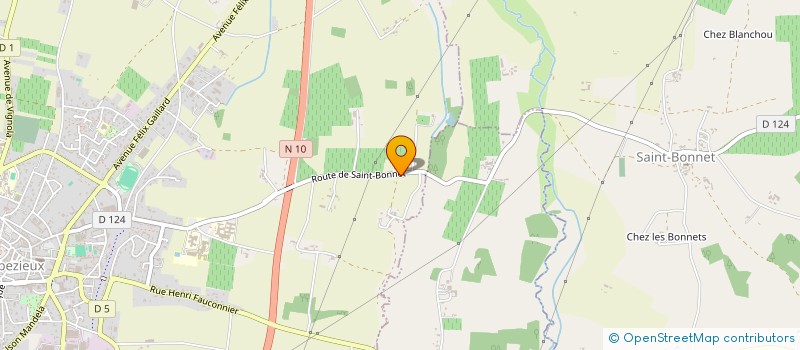 localisation de l'entreprise MONSIEUR RENE FRASSATI  BARBEZIEUX-SAINT-HILAIRE