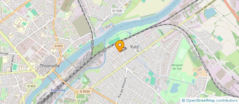 localisation de l'entreprise MONSIEUR RENE FREY  YUTZ