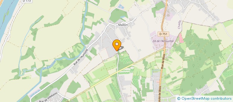 localisation de l'entreprise MONSIEUR RENE FROC  CANDE-SUR-BEUVRON