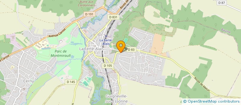 localisation de l'entreprise MONSIEUR RENE FRUCH  LA FERTE-ALAIS