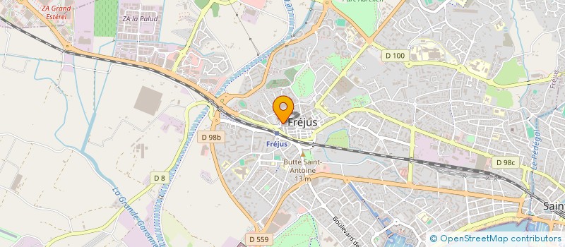 localisation de l'entreprise MONSIEUR RENE FULCONIS à FREJUS