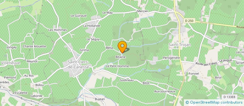 localisation de l'entreprise MONSIEUR RENE GAGLIOLO  SAINT-CIERS-DE-CANESSE