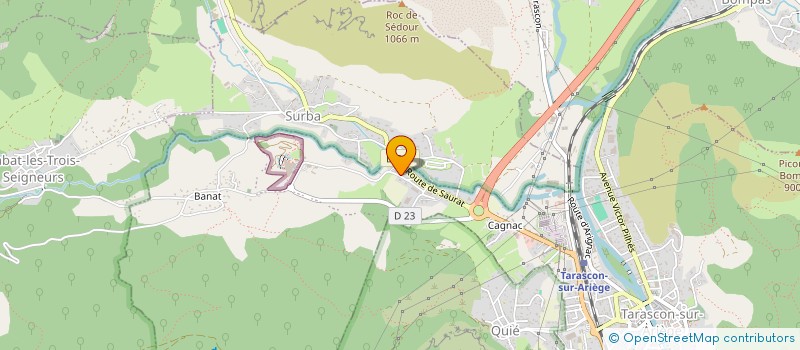 localisation de l'entreprise MONSIEUR RENE GAILLI à TARASCON-SUR-ARIEGE