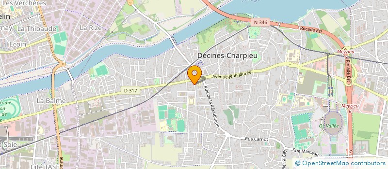 localisation de l'entreprise MONSIEUR RENE GALETTO à DECINES-CHARPIEU