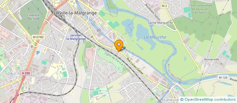 localisation de l'entreprise MONSIEUR RENE GALLAIS à LANEUVEVILLE-DEVANT-NANCY