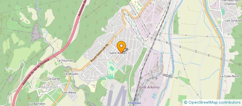 localisation de l'entreprise MONSIEUR RENE GALVEZ  CHATEAU-ARNOUX-SAINT-AUBAN