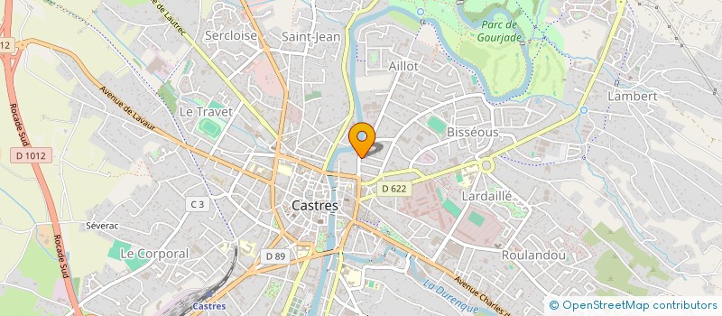 localisation de l'entreprise MONSIEUR RENE GANTET  CASTRES