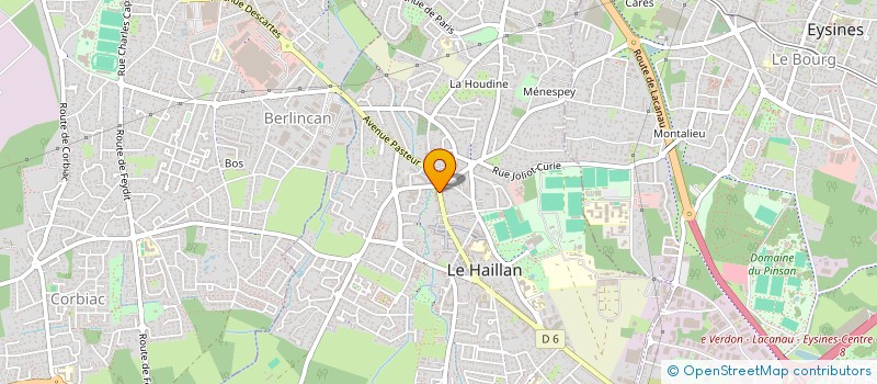 localisation de l'entreprise MONSIEUR RENE GARCIA  LE HAILLAN