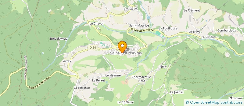 localisation de l'entreprise MONSIEUR RENE GARDETTE à SAINT-JUST-D AVRAY