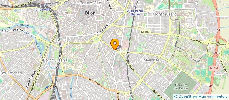 localisation de l'entreprise MONSIEUR RENE GAREL à DIJON