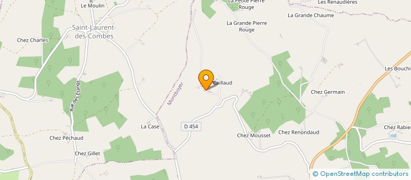 localisation de l'entreprise MONSIEUR RENE GARGOT à MONTBOYER