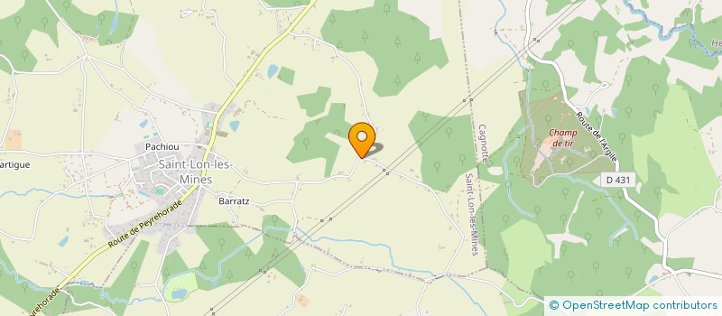 localisation de l'entreprise MONSIEUR RENE GARNIER  SAINT-LON-LES-MINES