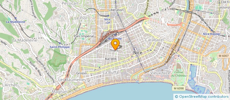 localisation de l'entreprise MONSIEUR RENE GARRIGUES  NICE