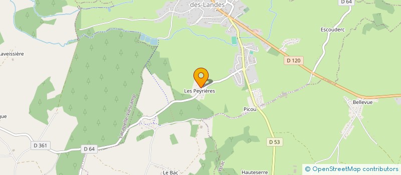 localisation de l'entreprise MONSIEUR RENE GASTAL à SAINT-PAUL-DES-LANDES