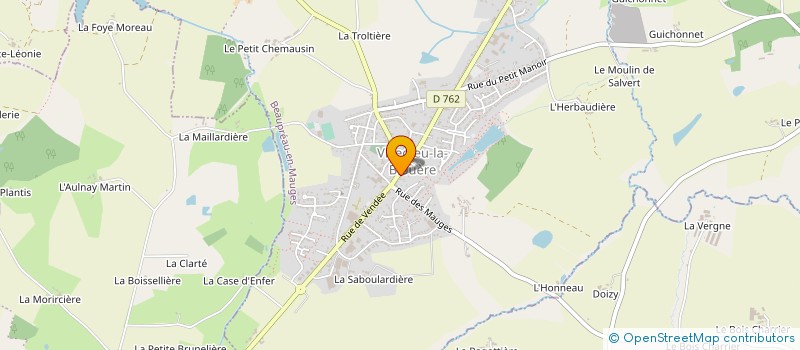 localisation de l'entreprise MONSIEUR RENE GAUDIN à MONTREVAULT-SUR-EVRE