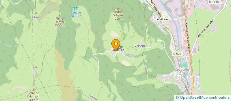 localisation de l'entreprise MONSIEUR RENE GAUTHIER  SOUSVILLE