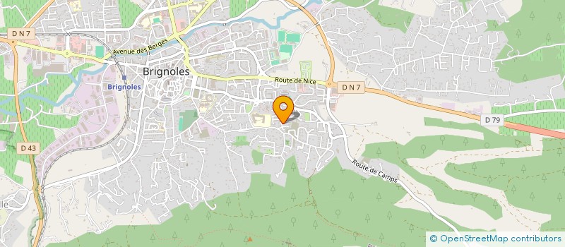 localisation de l'entreprise MONSIEUR RENE GAUTIER à BRIGNOLES