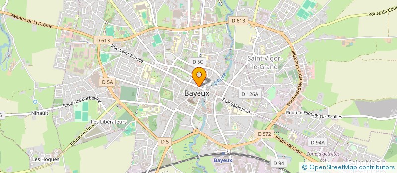 localisation de l'entreprise MONSIEUR RENE GAUTIER à BAYEUX