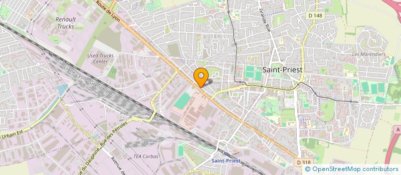 localisation de l'entreprise MONSIEUR RENE GAUVIN  SAINT-PRIEST