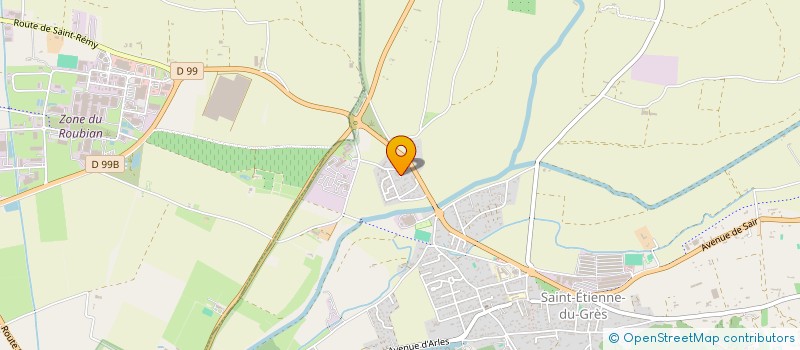 localisation de l'entreprise MONSIEUR RENE GAUZARGUES  MAS-BLANC-DES-ALPILLES