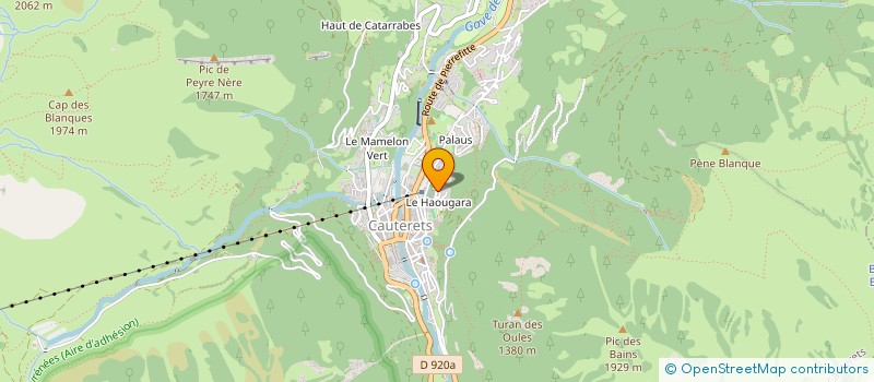 localisation de l'entreprise MONSIEUR RENE GAY-CAPDEVIELLE  CAUTERETS