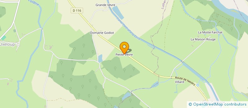 localisation de l'entreprise MONSIEUR RENE GENDRE  LUTHENAY-UXELOUP