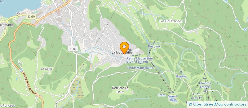 localisation de l'entreprise MONSIEUR RENE GEORGEL  GERARDMER