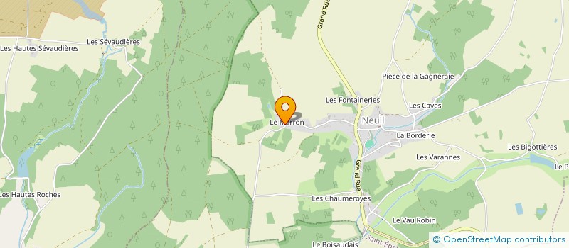 localisation de l'entreprise MONSIEUR RENE GEORGEON  NEUIL