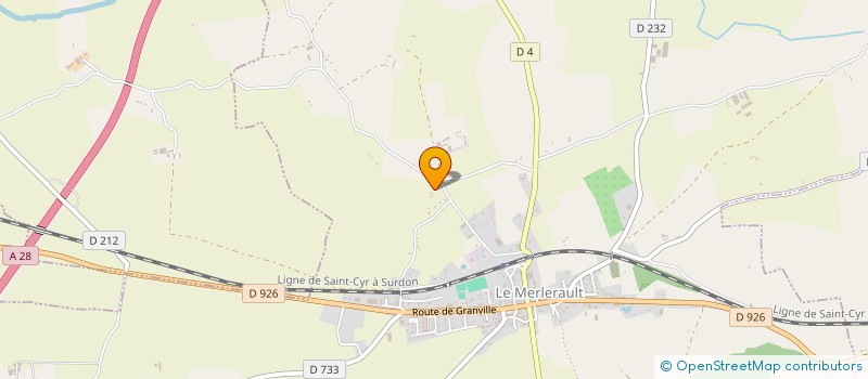 localisation de l'entreprise MONSIEUR RENE GERMAIN à LE MERLERAULT