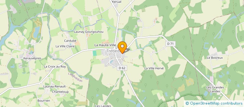 localisation de l'entreprise MONSIEUR RENE GERNIGON à TREBEDAN