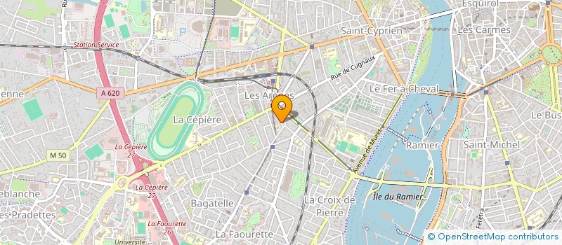 localisation de l'entreprise MONSIEUR RENE GERVAIS à TOULOUSE