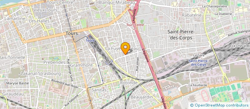 localisation de l'entreprise MONSIEUR RENE GERVAISE à TOURS