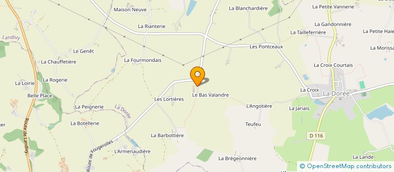 localisation de l'entreprise MONSIEUR RENE GESLIN à LA DOREE