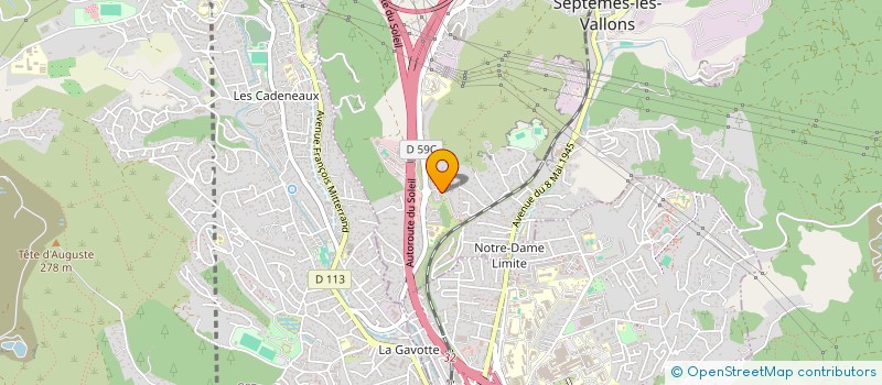 localisation de l'entreprise MONSIEUR RENE GHERIB à SEPTEMES-LES-VALLONS