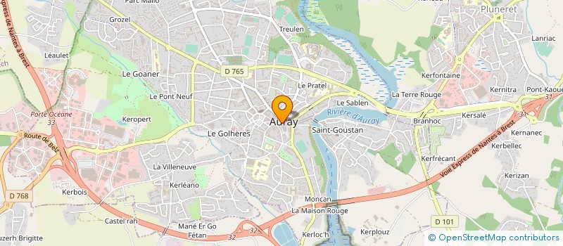 localisation de l'entreprise MONSIEUR RENE GHILARDI à AURAY