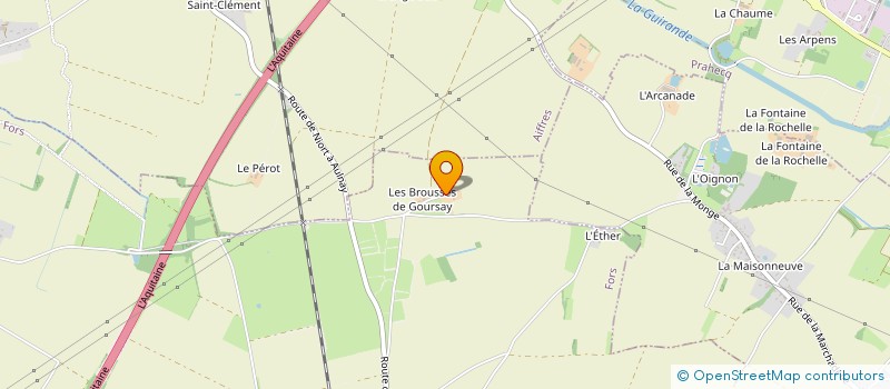 localisation de l'entreprise MONSIEUR RENE GIBAULT à FORS