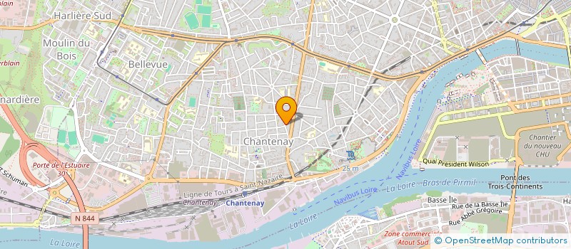 localisation de l'entreprise MONSIEUR RENE GICQUEL à NANTES