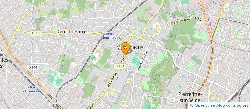 localisation de l'entreprise MONSIEUR RENE GILLET  MONTMAGNY