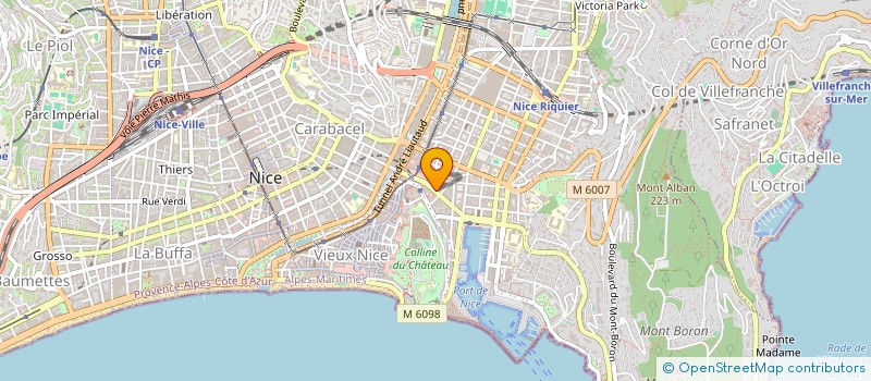 localisation de l'entreprise MONSIEUR RENE GIOVI à NICE