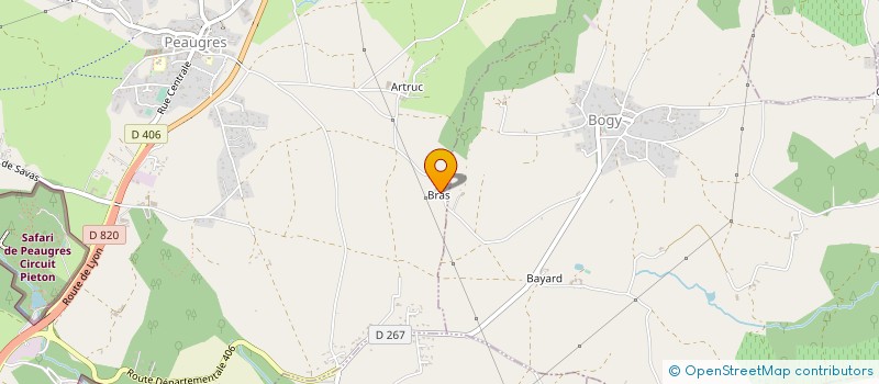 localisation de l'entreprise MONSIEUR RENE GIRARD  PEAUGRES