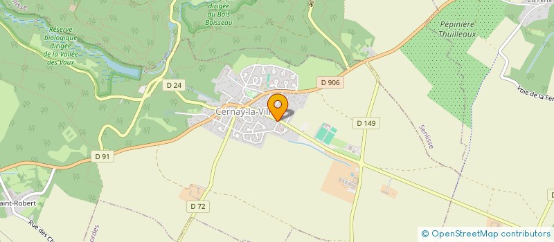 localisation de l'entreprise MONSIEUR RENE GIRARD  CERNAY-LA-VILLE