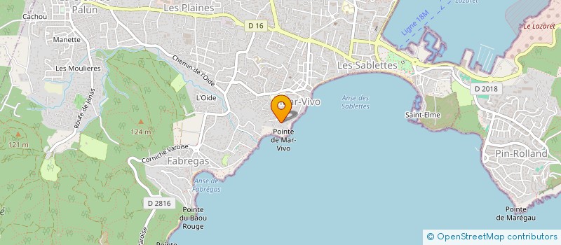 localisation de l'entreprise MONSIEUR RENE GIRAUDO  LA SEYNE-SUR-MER