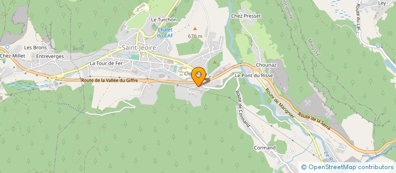 localisation de l'entreprise MONSIEUR RENE GIRAUX à SAINT-JEOIRE
