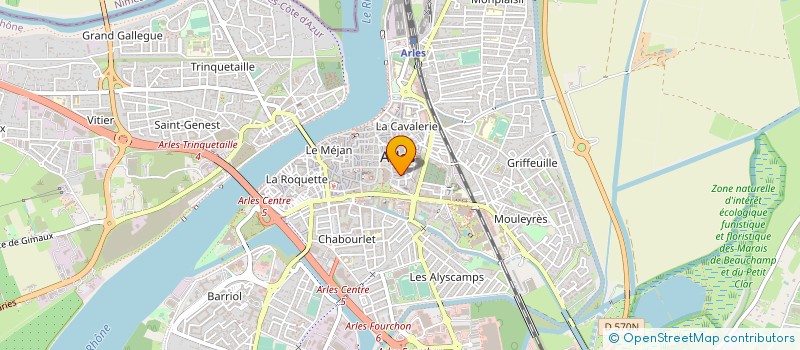 localisation de l'entreprise MONSIEUR RENE GIRIEUD  ARLES