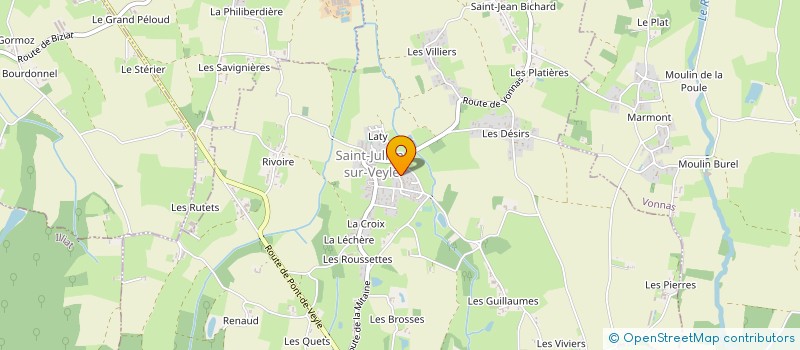 localisation de l'entreprise MONSIEUR RENE GIVORD  VONNAS