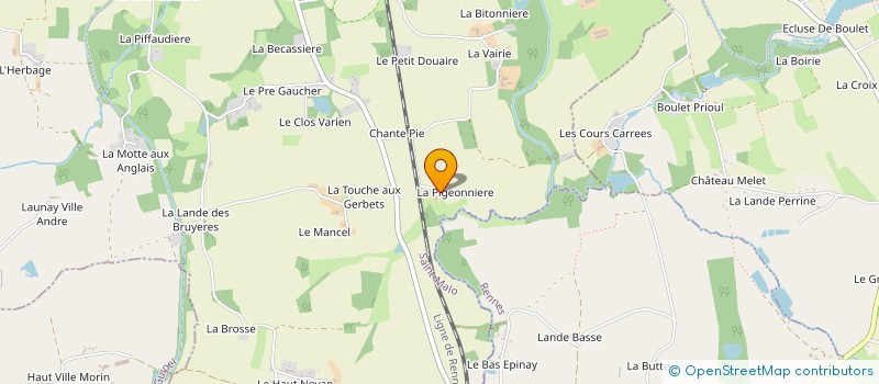 localisation de l'entreprise MONSIEUR RENE GODET  DINGE